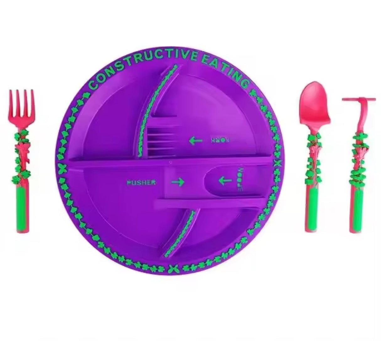 Constructive Eating: Garden Fairy Plate