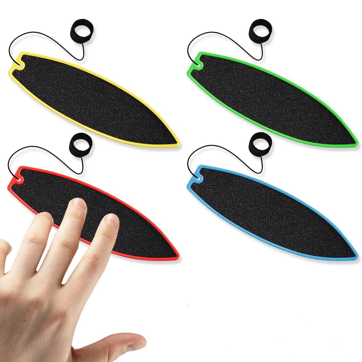 Mini Finger Surfboard, 4 Pcs