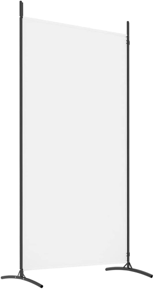 2-Panel Room Divider Living Room Bedroom Partition Privacy Protection Screen Room Separator Folding Dressing Wall Black Fabric