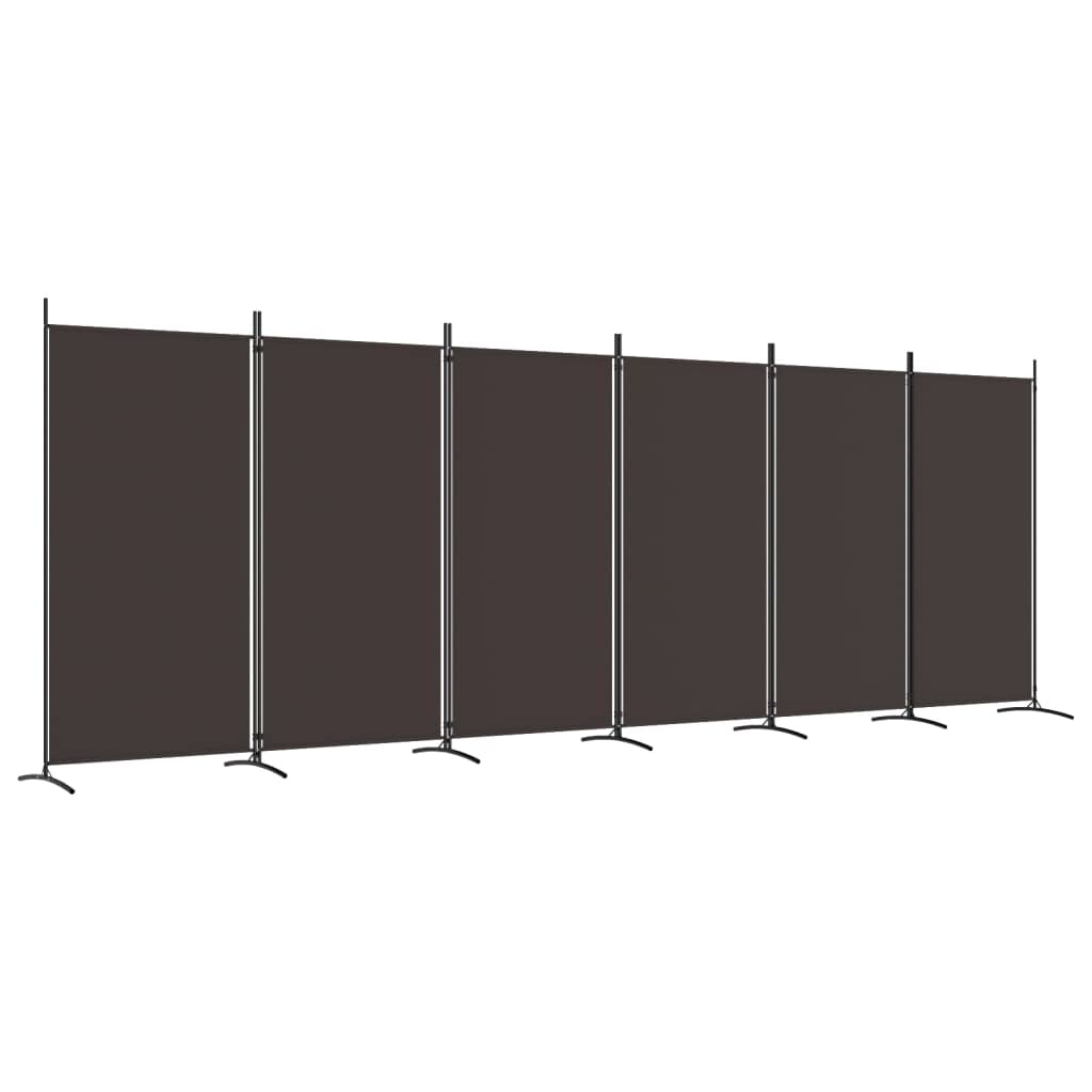 vidaXL Modern Room Divider with Foldable Design, 5-Panel Fabric Divider in White, Privacy Screen for Living Room and Bedroom, 433x180 cm