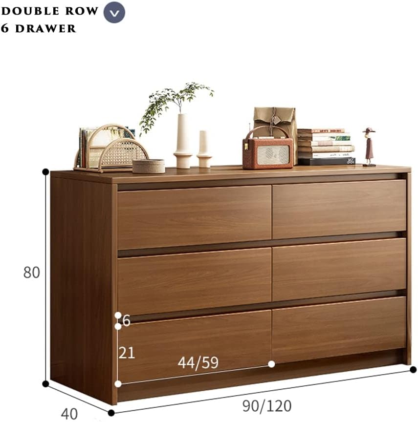 6 Chest of Drawers Dresser Wooden Cabinet Table Tallboy Lowboy Wood Storage