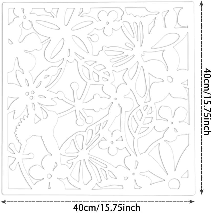 Yizunnu Hanging Room Divider Made of PVC Panels Screen,Room Divider for Decorating Living Room, Dining Room, Sitting Room, Office, Restaurant Decoration(White, 12 pcs)