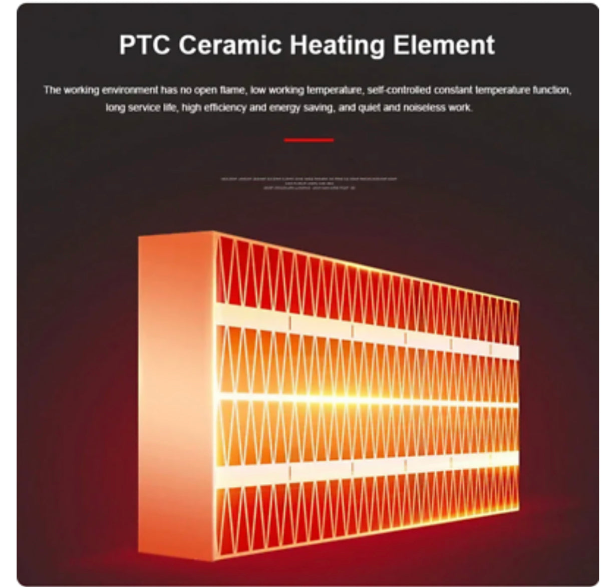 Portable Heater Electric Heater Plug In Wall Room Heater Home Appliance Heating