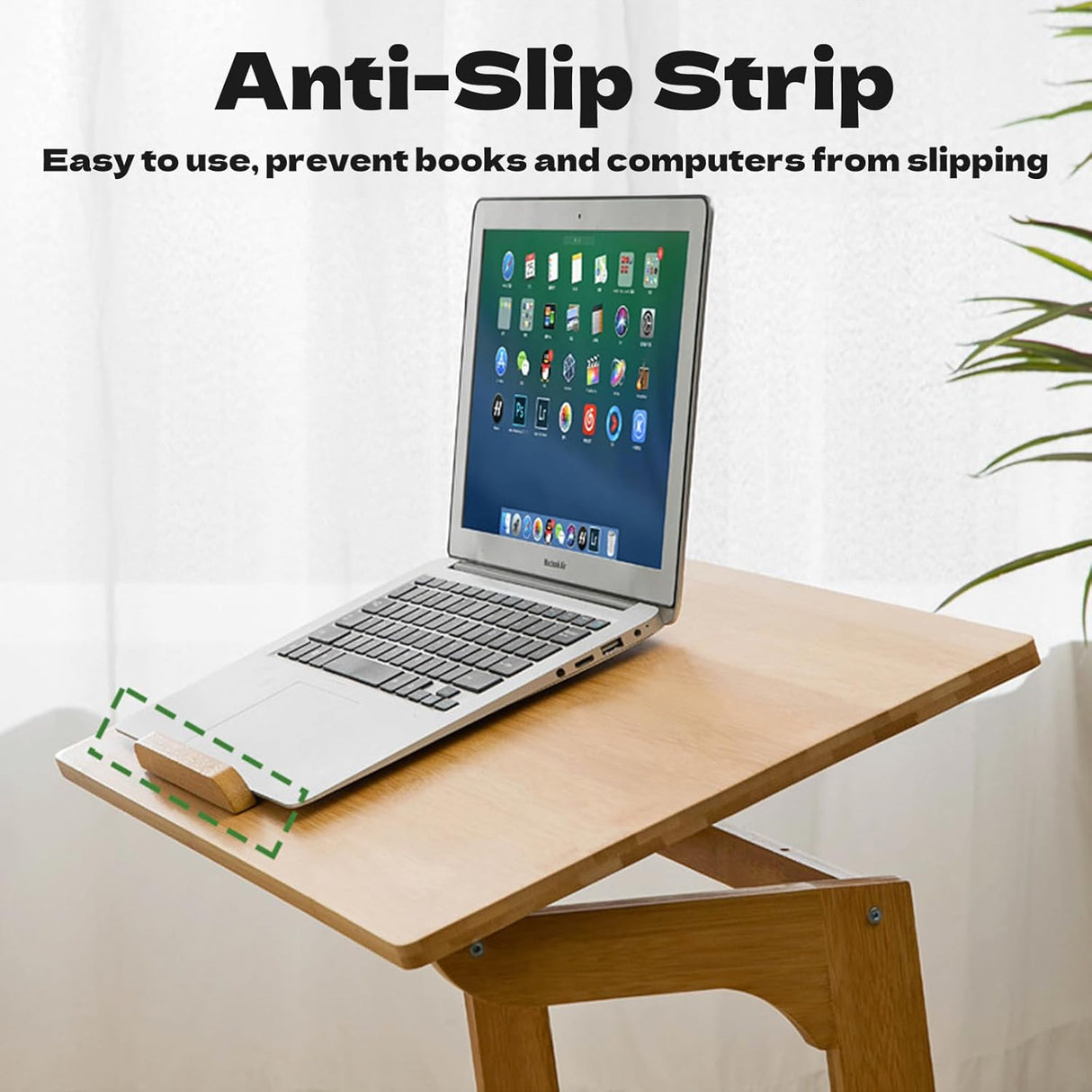 XCJump Laptop Desk, Laptop Table, Small Desk, Small Table, Side Table,Bedside Desks, Home Office Desks 67 * 60 * 35cm