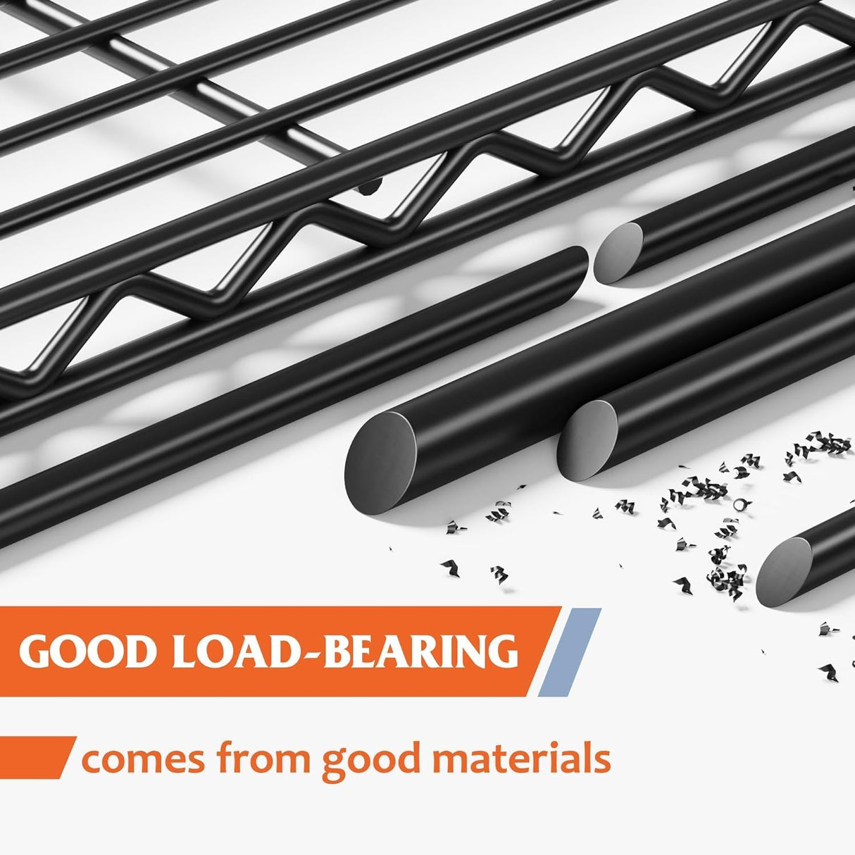 Shelving Unit Metal Shelving Unit Storage Shelves Loads Shelving Units for Storage Adjusting Wire Shelving Unit Heavy Duty Storage Rack Metal Shelf Unit, 5-Tier