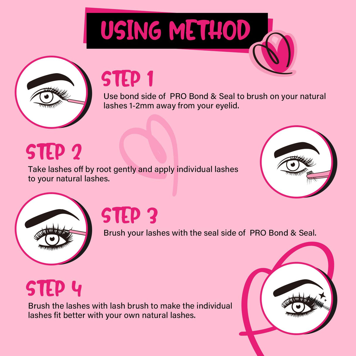 ๐ท๐น๐ถ DIY Lash Extension Kit 280Pcs Lash Clusters Eyelash Extension Kit with Lash Bond and Seal Lash Applicator Individual Lashes Kit Eyelash Brush DIY Various Styles Easy to Apply at Home(30D+40D-9-16mix Kit)