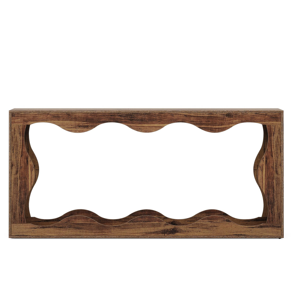 160cm Farmhouse Console Table with Storage, Couch Table Behind Sofa, Long Entryway Table, Sofa Console Table, Narrow Console Table, Hallway Table for entryway Living Room, Brown