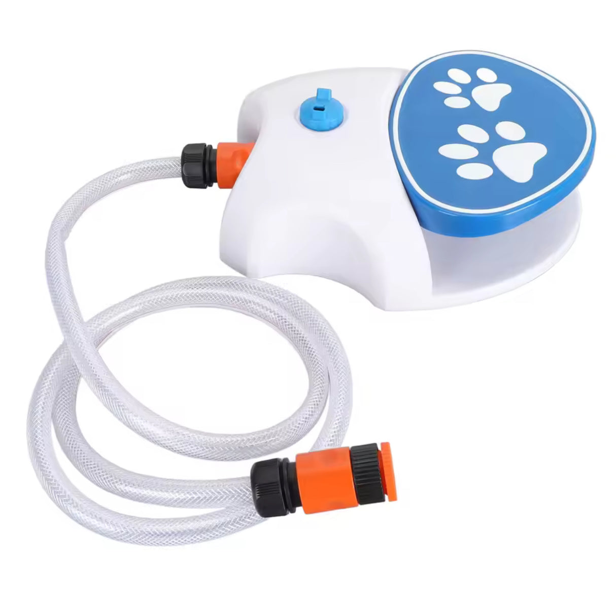 Outdoor Dog Water Dispenser Paw Activated Simple Use Easy Connection Step On Dog Water Fountain with Hose for Lawn for Pets