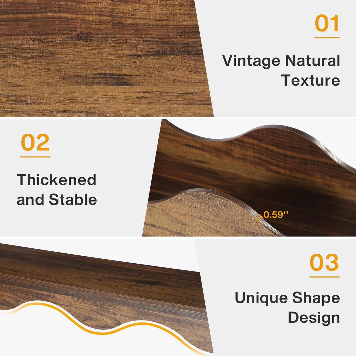 160cm Farmhouse Console Table with Storage, Couch Table Behind Sofa, Long Entryway Table, Sofa Console Table, Narrow Console Table, Hallway Table for entryway Living Room, Brown