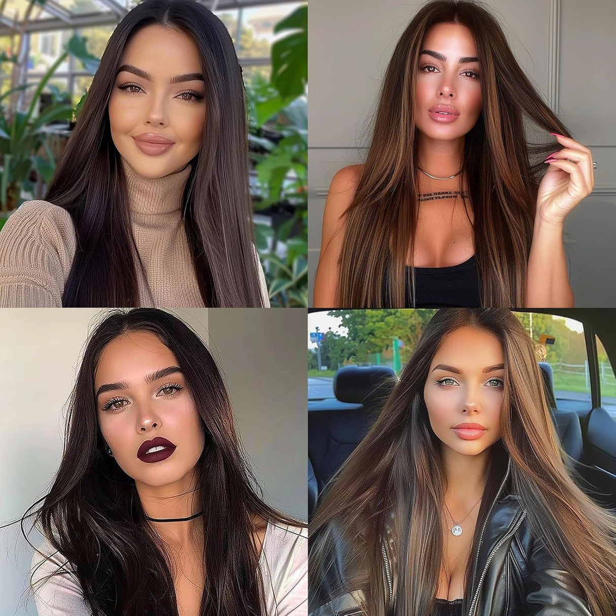 Long Straight Wig|Synthetic Long Wigs for Women|Cosplay Wig for Fashion Women 28inch