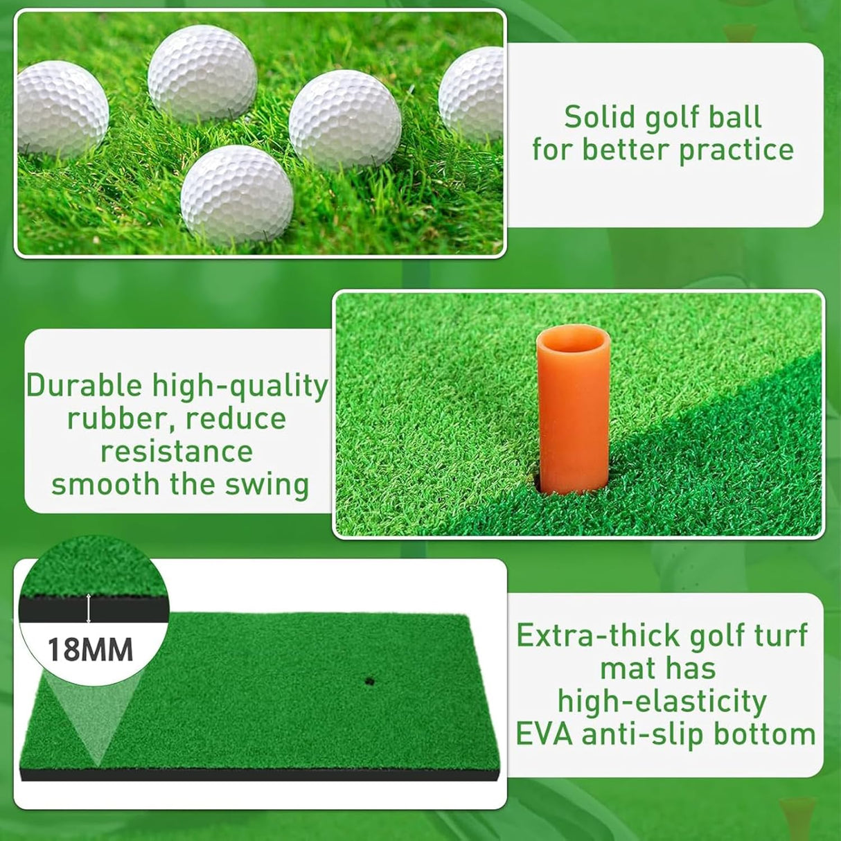 300 * 210 * 180Cm Golf Practice Net, Golf Training Net for Backyard Chipping Driving, Garage, Outdoor/Indoor