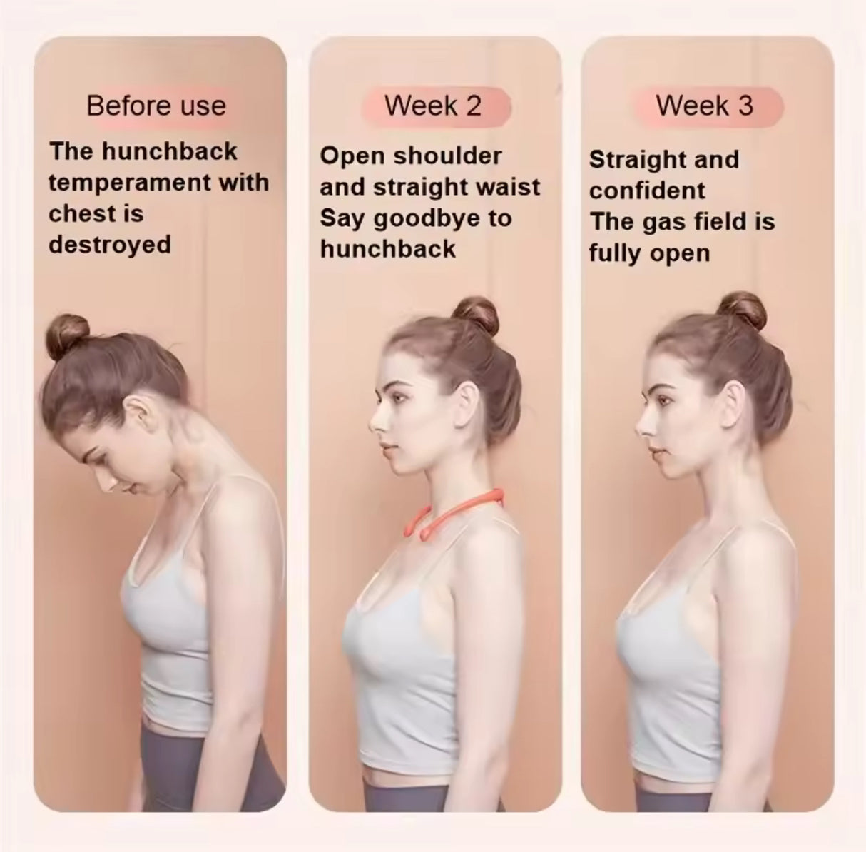 Smart Posture Corrector Miicro Vibration Posture Training Reminder Sensor Back Posture Neck Hump Corrector for Adult Kids