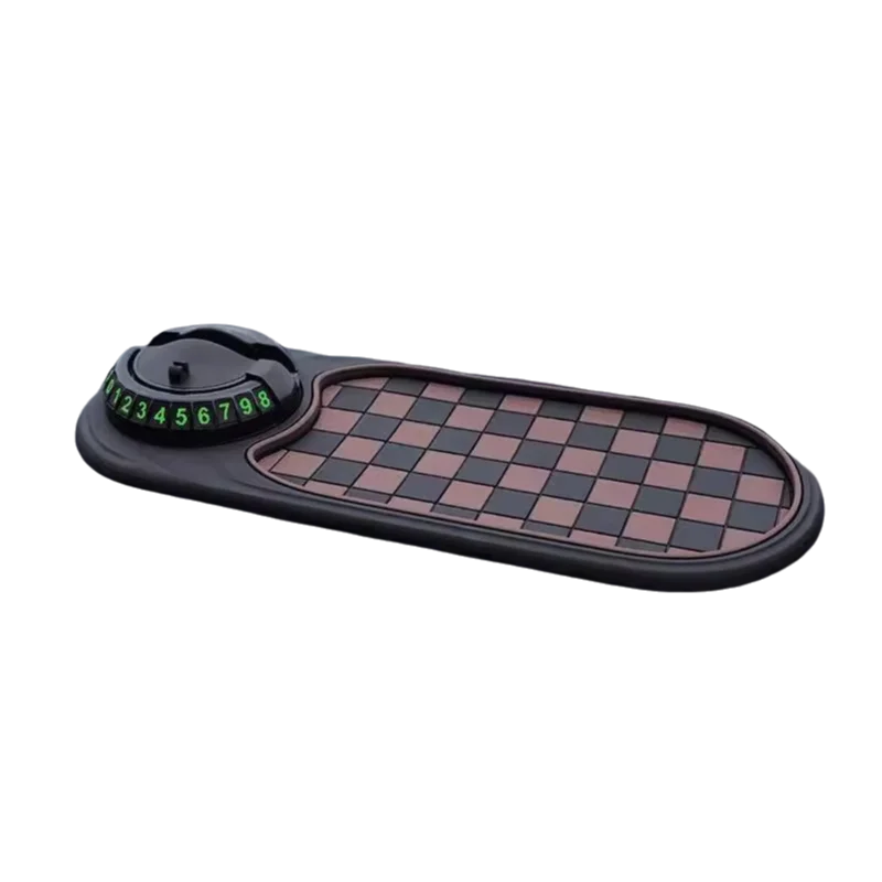 2 in 1 Dashboard Anti Slip Mat with Phone Mount 360-Degree Rotation Car Phone Holder Non-Slip Adhesive Mat for Car