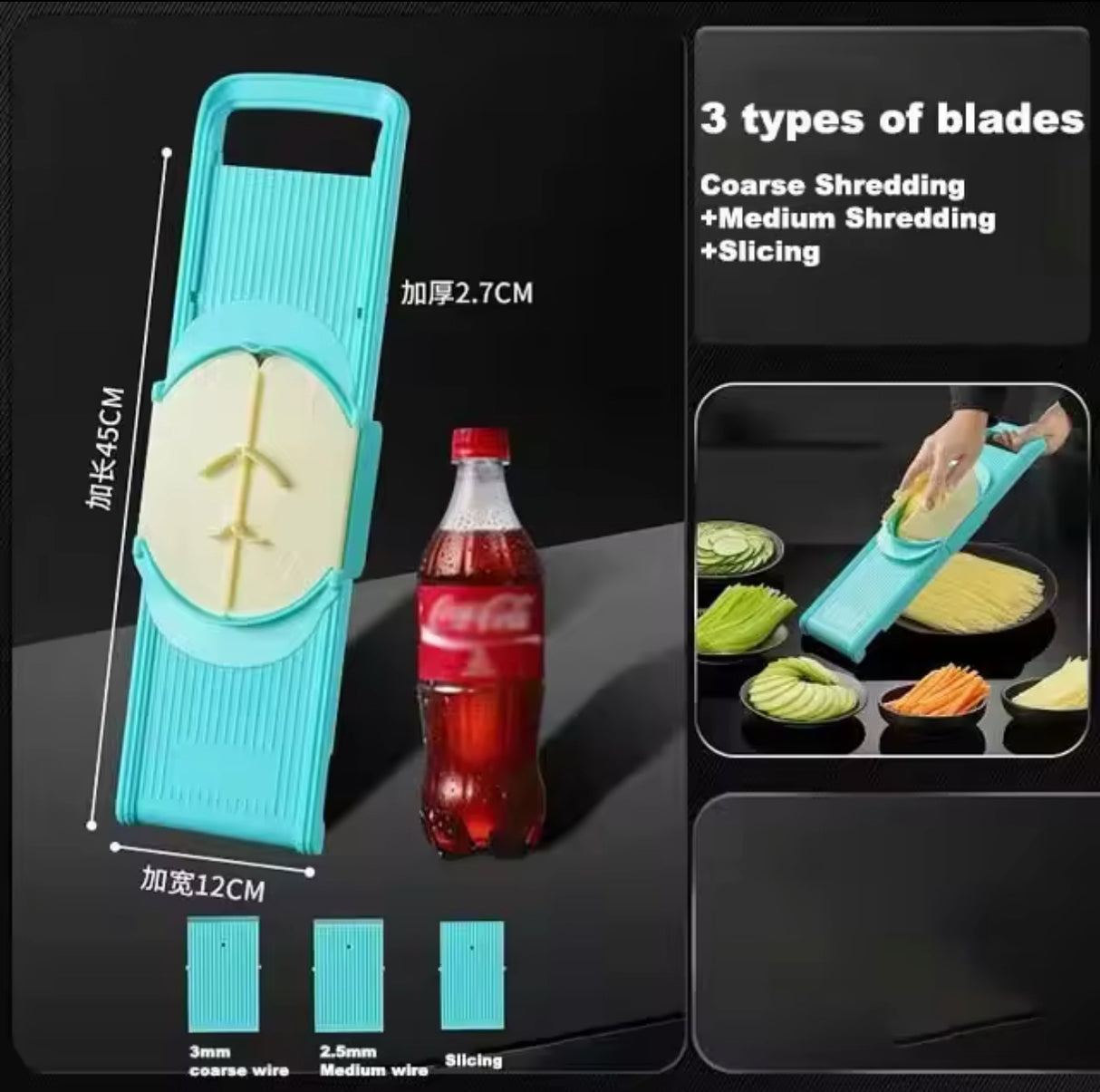 Potato Grater Vegetable Cutting Potato Slicer Shredder Kitchen Cabbage Fruit Food Processors Manual Cutter Kitchen Gadgets