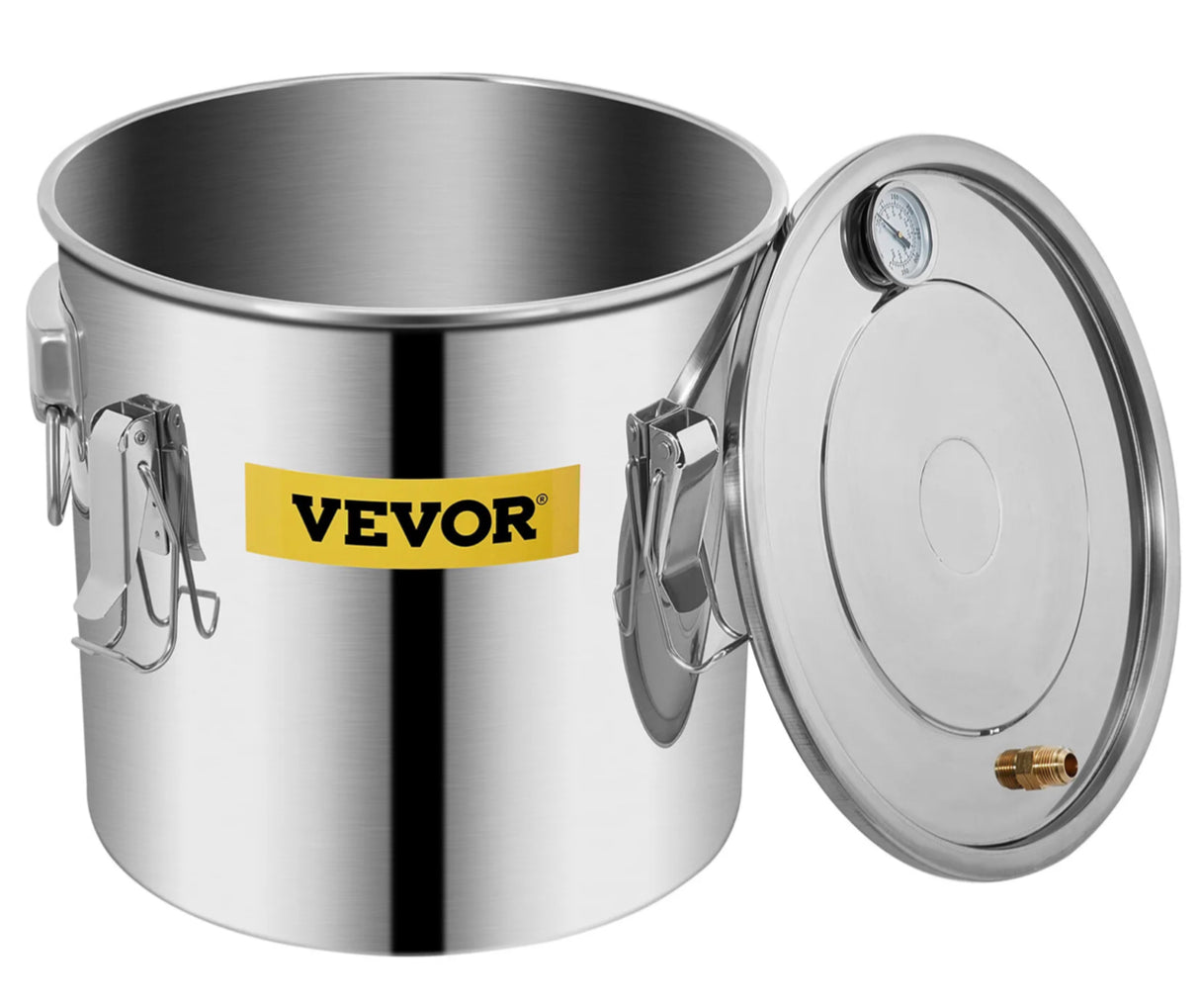 Alcohol Distiller Water Wine Home Copper Boiler Moonshine Still 12L 3Gal