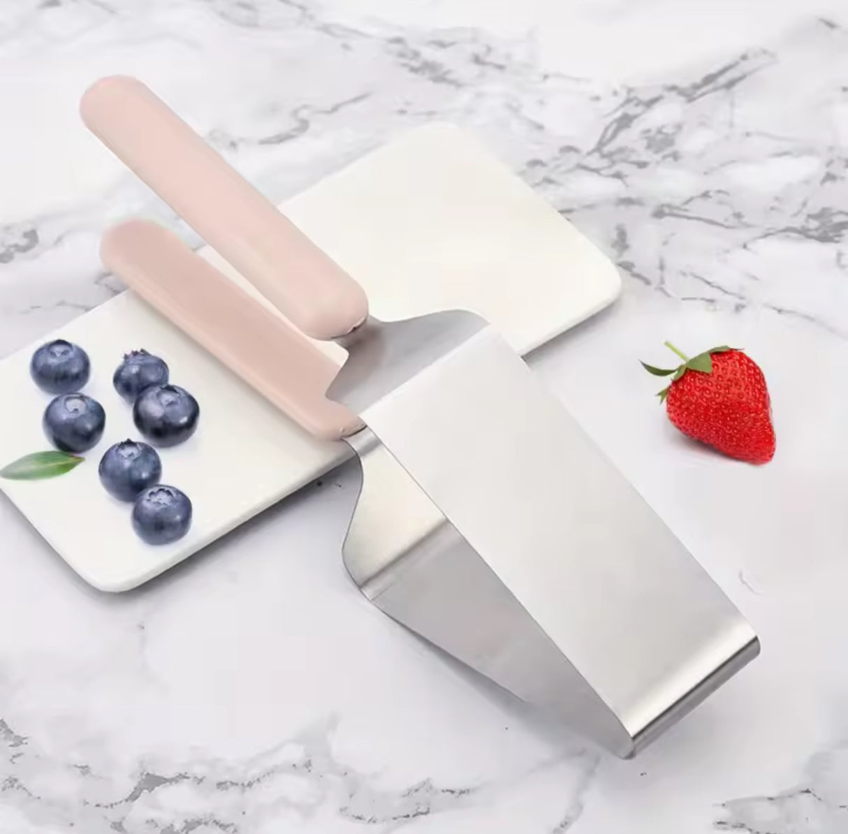 Stainless Steel Cake Cutter Triangular Dessert Holder Cake Slicer and Lifter Kitchen Baking Supplies Baking Tools Food Gripper