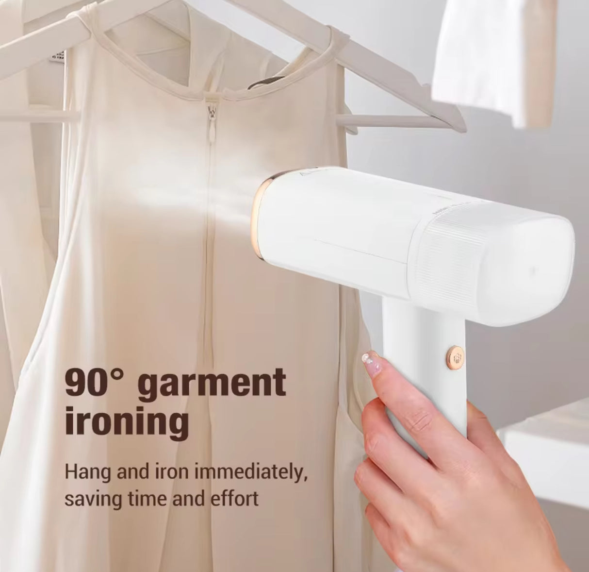 Garment Steamers 130ml Handheld Fabric Steamer Fast-Heat 1000W Garment Steamer Iron Steam Cleaner for Home Travelling Portable