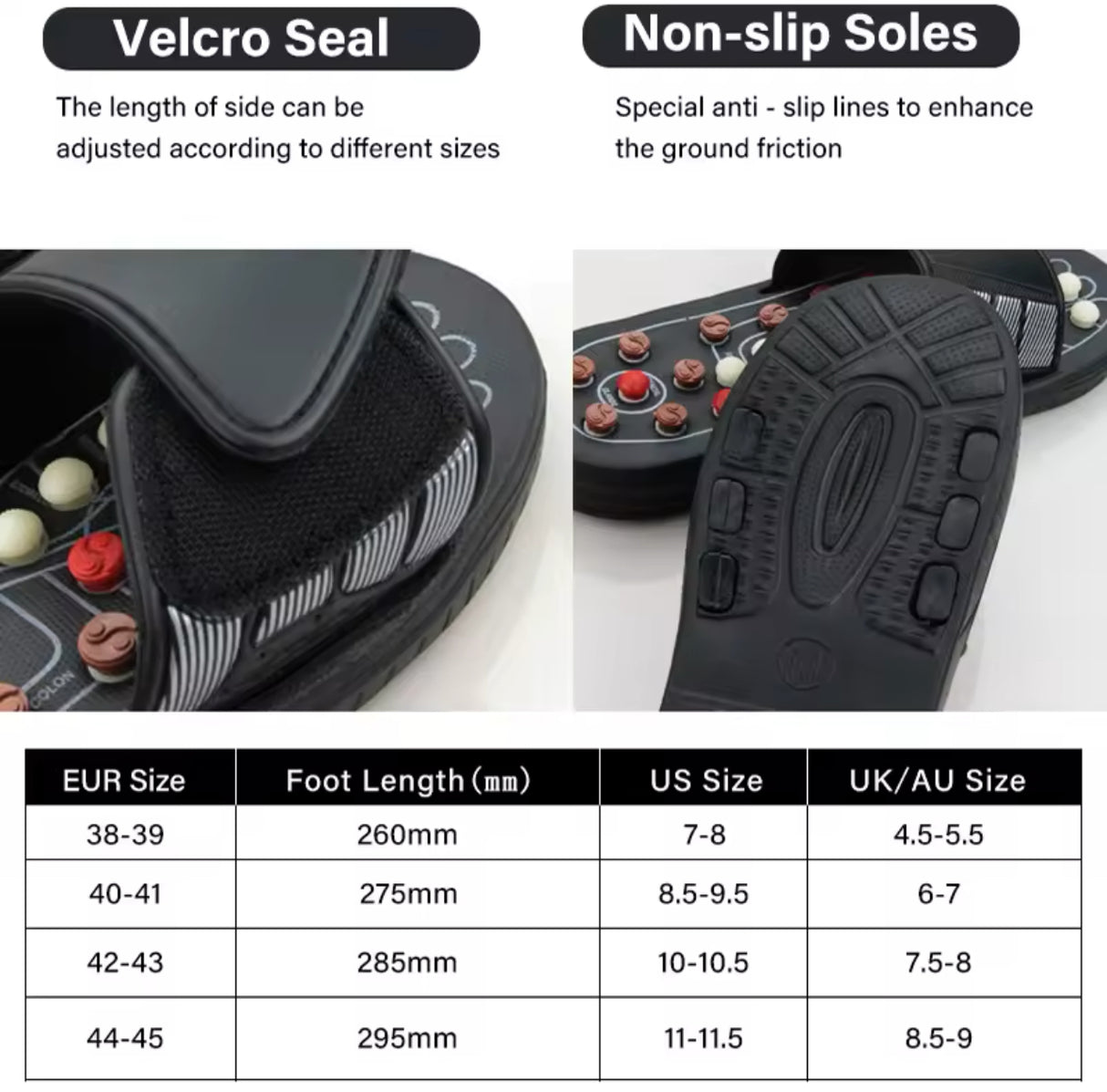 Acupressure Massage Slippers – Foot Pain & Plantar Fasciitis Relief