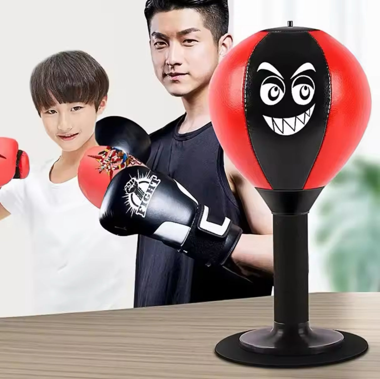 Desktop Boxing Speed Ball Punching Bag Stress Buster With Suction Cup Desk Table Boxing Punch Ball Suction Cup Reduce Tension