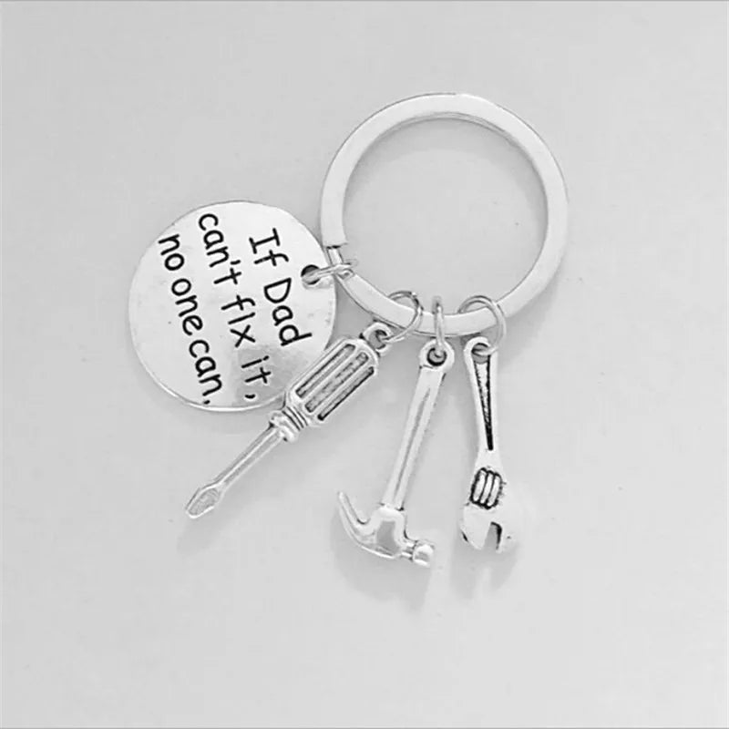 New Family Jewelry If Dad can`t fix it, no one can Man Father's Day Papa Birthday Party Charm Llaveros Gifts Tool Key Chains