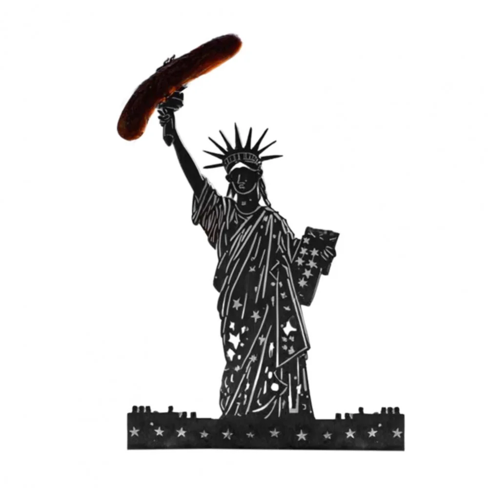 BBQ Accessory Portable Camping Hot Dog Grill Holder Rust-proof Sausage Stand Rack for Funny Bbq Heat-resistant Outdoor Sausage