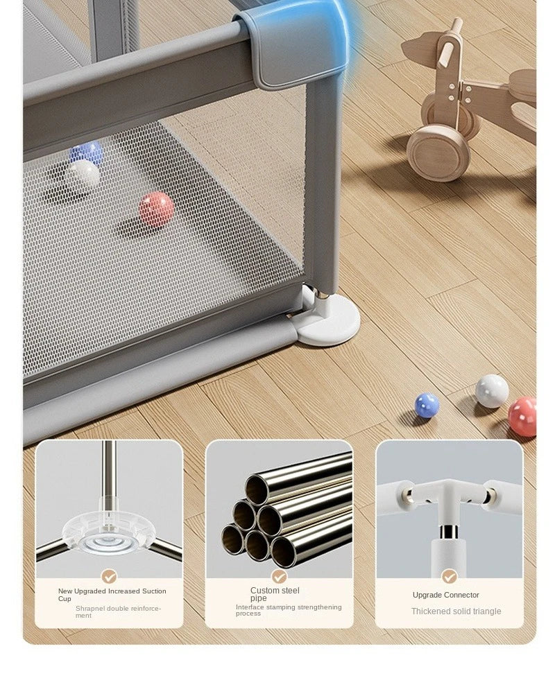 Baby Playpen for Children Play Area Baby Playground Safety Barriers Basketball Baby Activity Gym Child Fence Ball Box Game
