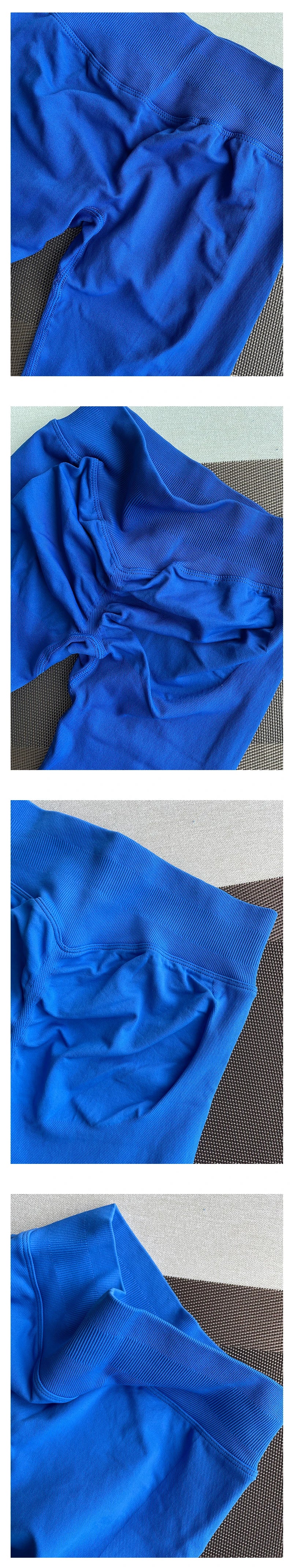 Leggings Women Seamless Sports Yoga Pants Low Ribbed Band Gym clothes Fitness Workout wear Scrunch Bum Tights