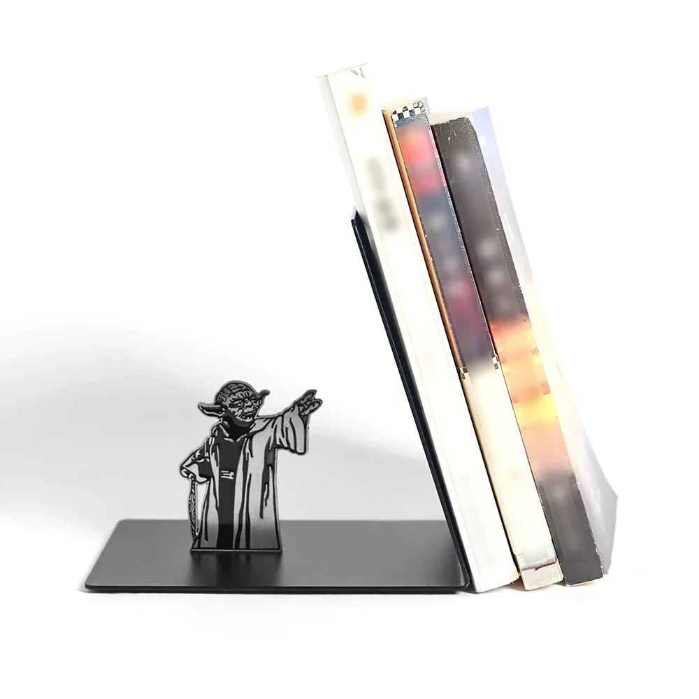 Master Yoda Bookend Sturdy Book Support Table Desk Decoration Classic Character Book Holder for Men Women Movie Fans 1PCS