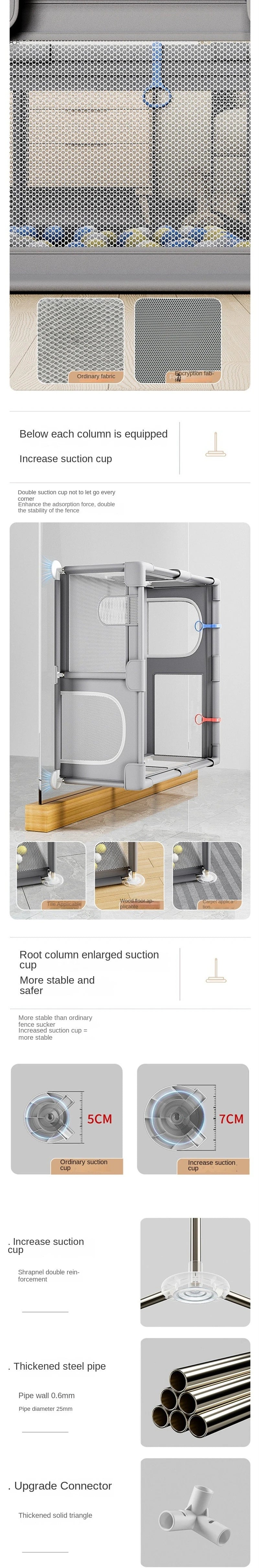 Baby Playpen for Children Play Area Baby Playground Safety Barriers Basketball Baby Activity Gym Child Fence Ball Box Game