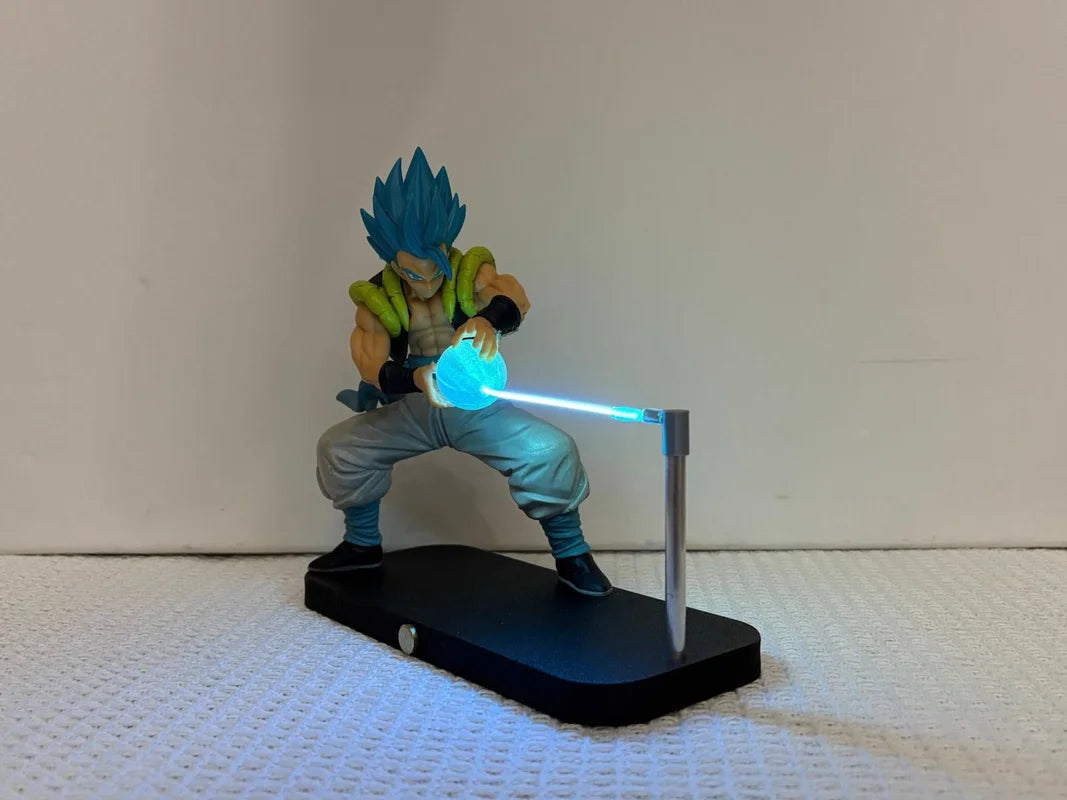 Gogeta Magnetic Energy Wave Night Light 12-Hour Battery Charging version Lamp Creative Ambient Light Gift Dragon Ball Super Lamp