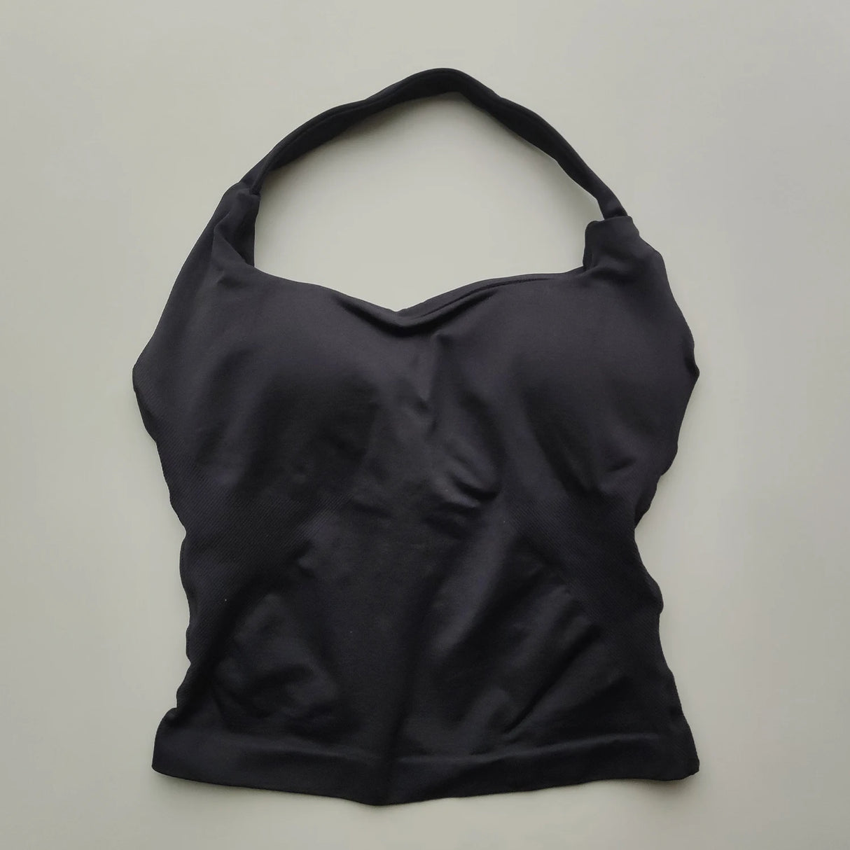 Impact Halter Top Push-Up Sports Bra Backless Design Yoga Tank Top Fitness Workout Activewear Gym Clothes Sports Bras