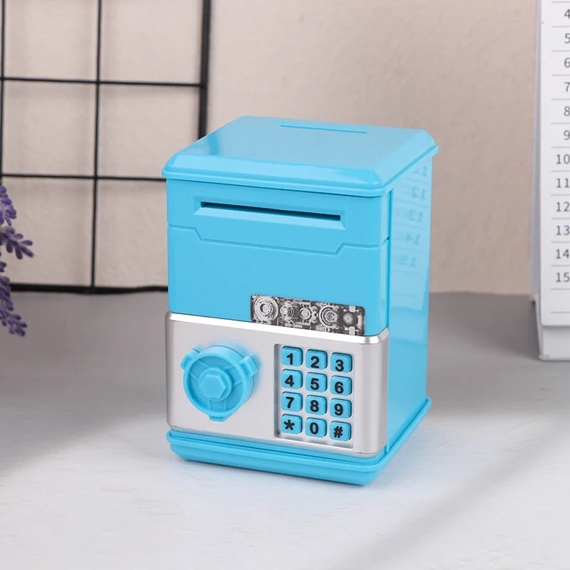 Kids Money Bank, Plastic Password Piggy Bank Mini ATM Cash Coin Money Box For Kids Birthday Toy For Children,ATM Banks Box