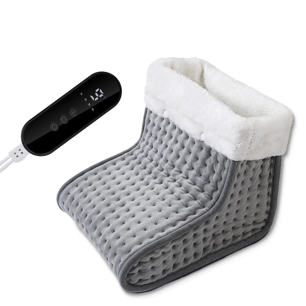 Electric Heated Foot US/EU Warmers Soft Feet Heating Pad 9-gear adjustable temperature Electric shoe heating pad