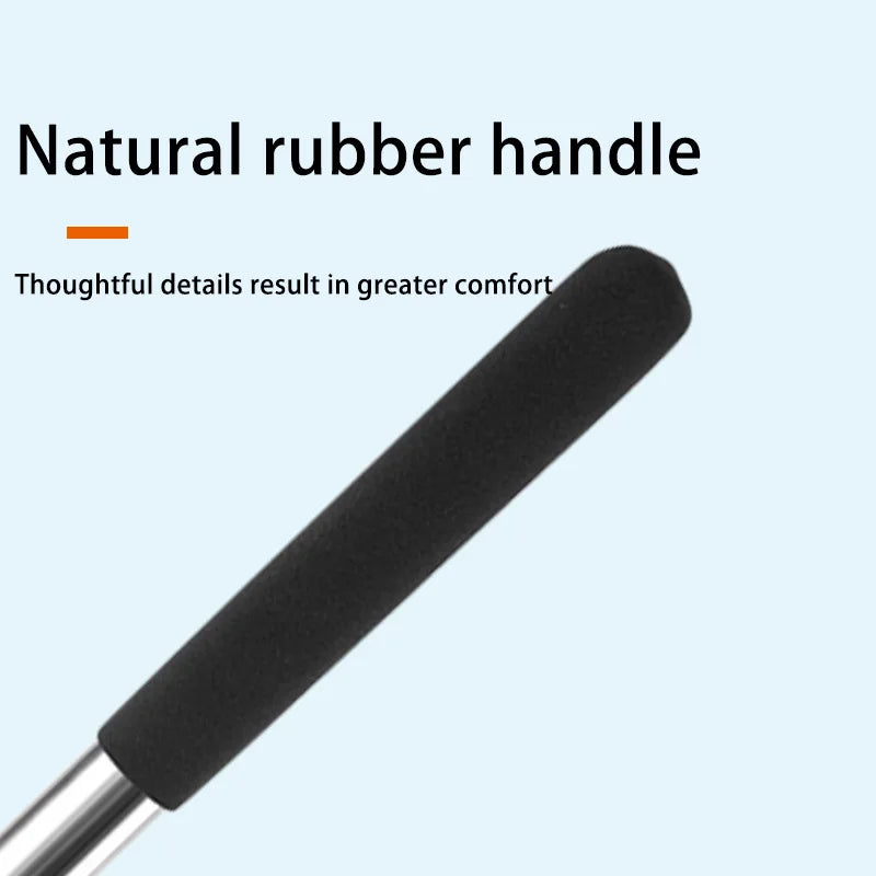 Car Rearview Mirror Wiper Telescopic Handle Durable Stainless Auto Glass Cleaning Tools Cleaning Brush
