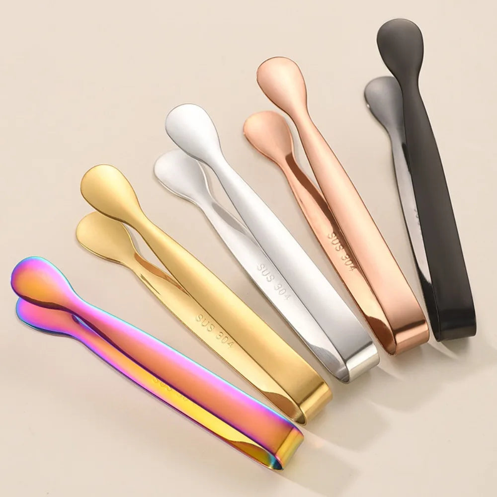 Stainless Steel Ice Tongs Professional Sugar Food Serving Tongs for Restaurants Hotel Home Kitchen kitchen accessories tongs