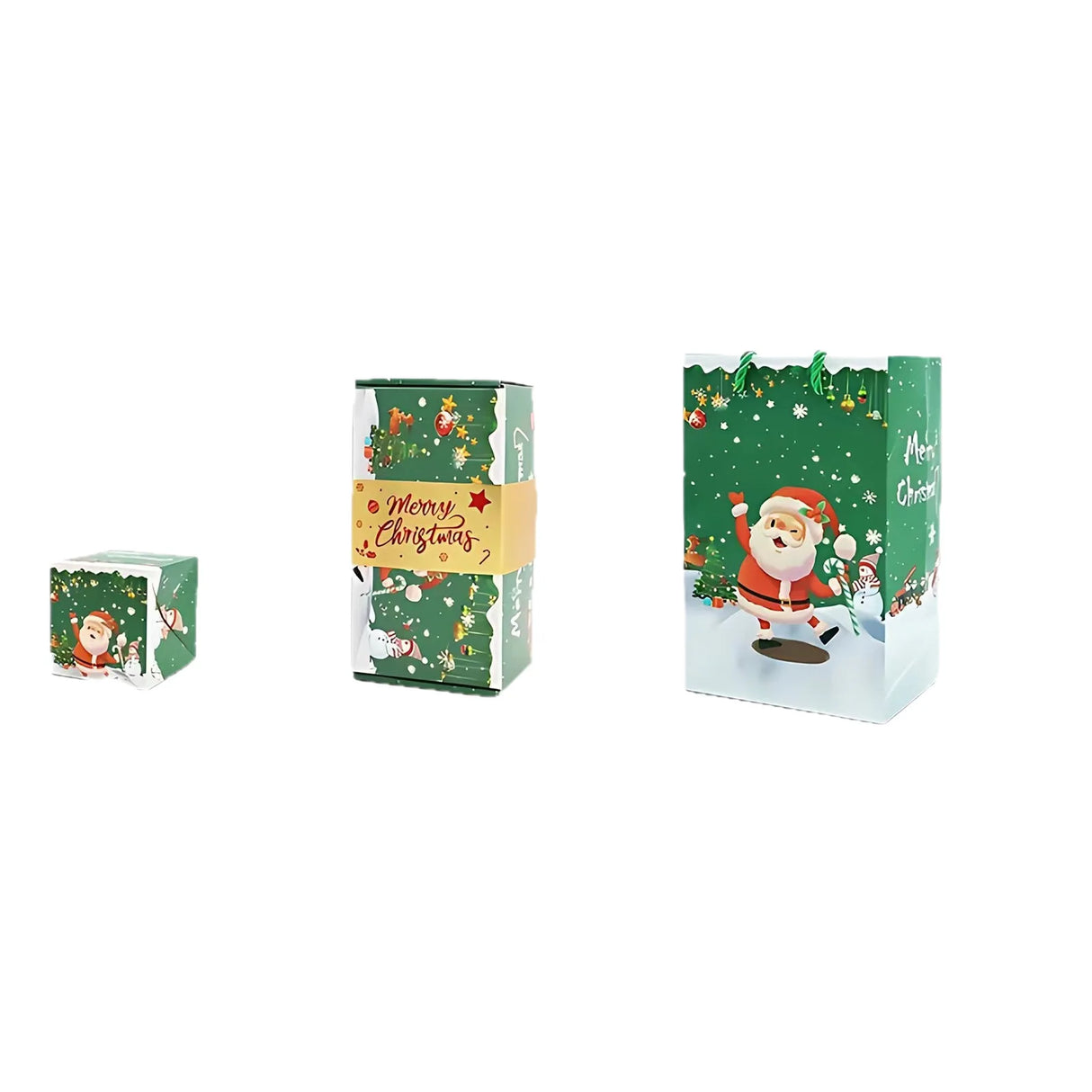 Christmas Surprise Bounce Box, Birthday Creative Surprise Gift, Folding Bounce Envelope Gift Box with Gift Bag