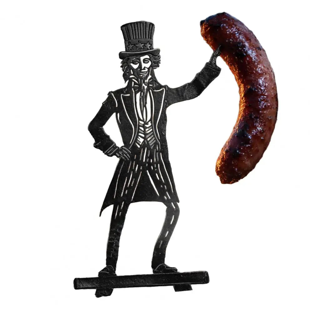 BBQ Accessory Portable Camping Hot Dog Grill Holder Rust-proof Sausage Stand Rack for Funny Bbq Heat-resistant Outdoor Sausage