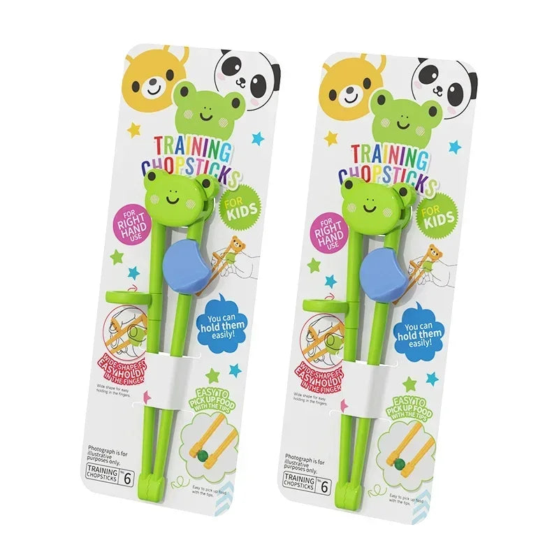 3/1PCS Cute Animal Learning Chopsticks for Children Cartoon Elementary Chopsticks Food Grade Training Chopsticks Kids Tableware