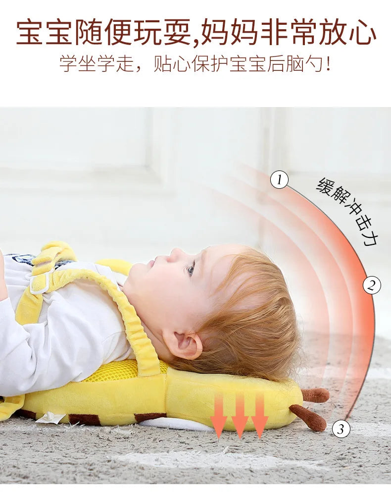 New Learn Walk Head Back Protector Anti Fall Cartoon Baby Protect Pillow Kids Safe Backward Cap Head Protector Cushion