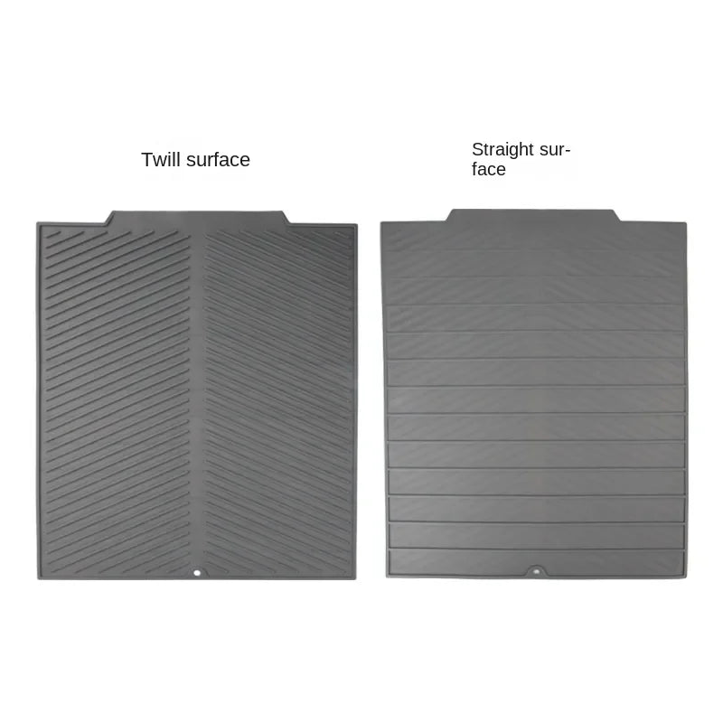 Silicone Drain Pad Drying Mat Pots Dish Drain Mat For Kitchen Tableware Non-slip Mats Anti-scald Coaster Kitchen Utensils