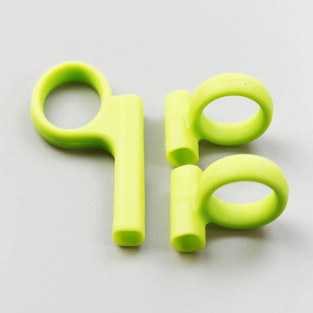 Children's Chopsticks Finger Sleeve Sticks Wood Cartoon Learning Reusable Training Helper Home Products Detachable Adjustable