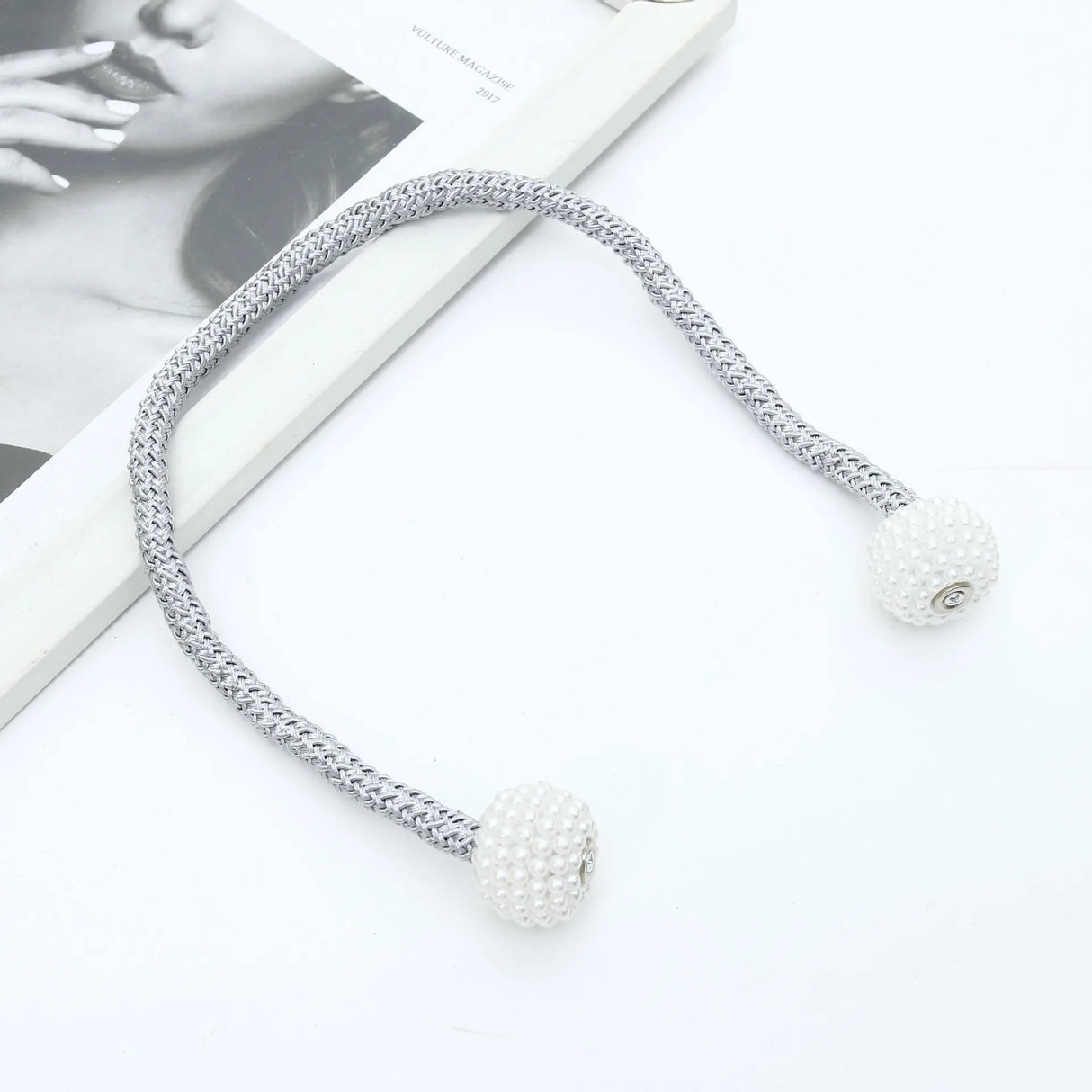 1Pc Magnets Curtains Clamps Curtain Holder Pompom Tieback Magnetic Clips Hanging Balls Tie Back Home Decor Curtain Accessories