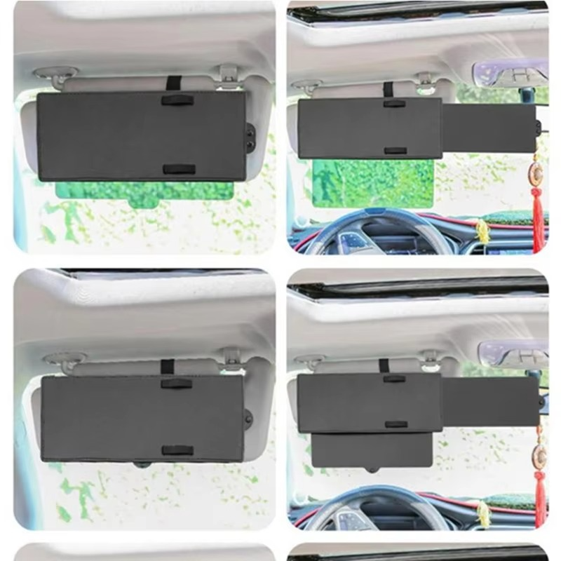 Sunvisor Extender Auto Polarized Anti-Glare Extension Front Side Window Visor Protects Against for Sun for Glare Fog UV