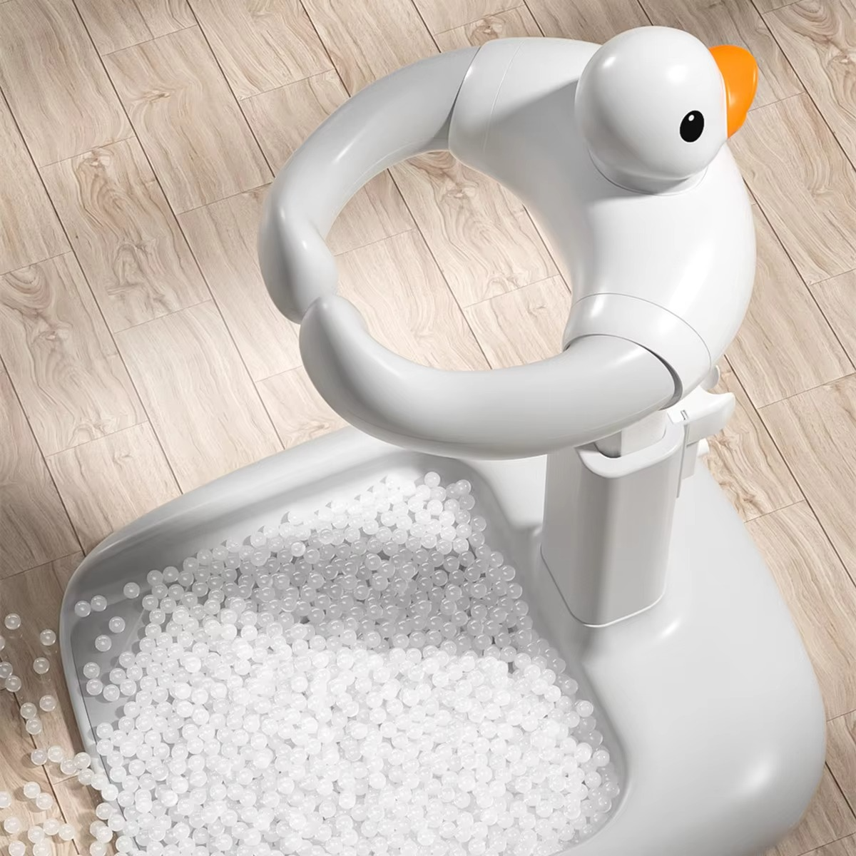 Foldable Baby Bath Support Adjustable Baby Shower Stand Portable Baby Standing Shower Support for Toddler 6 Months & Up