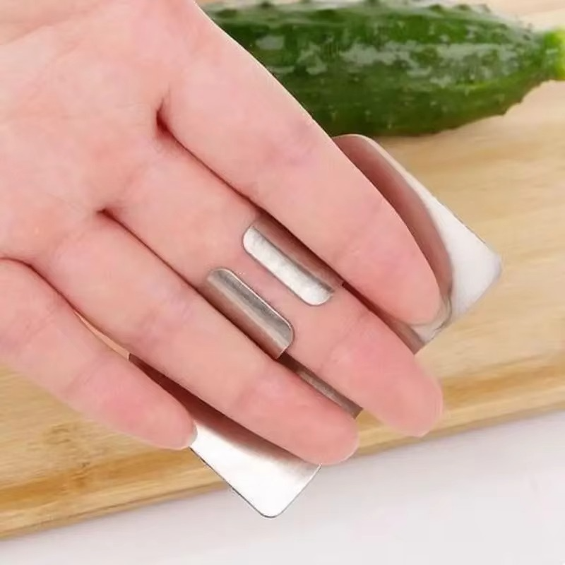 1 Pcs Stainless Steel Kitchen Tool Hand Finger Protector Knife Cut Slice Safe Guard