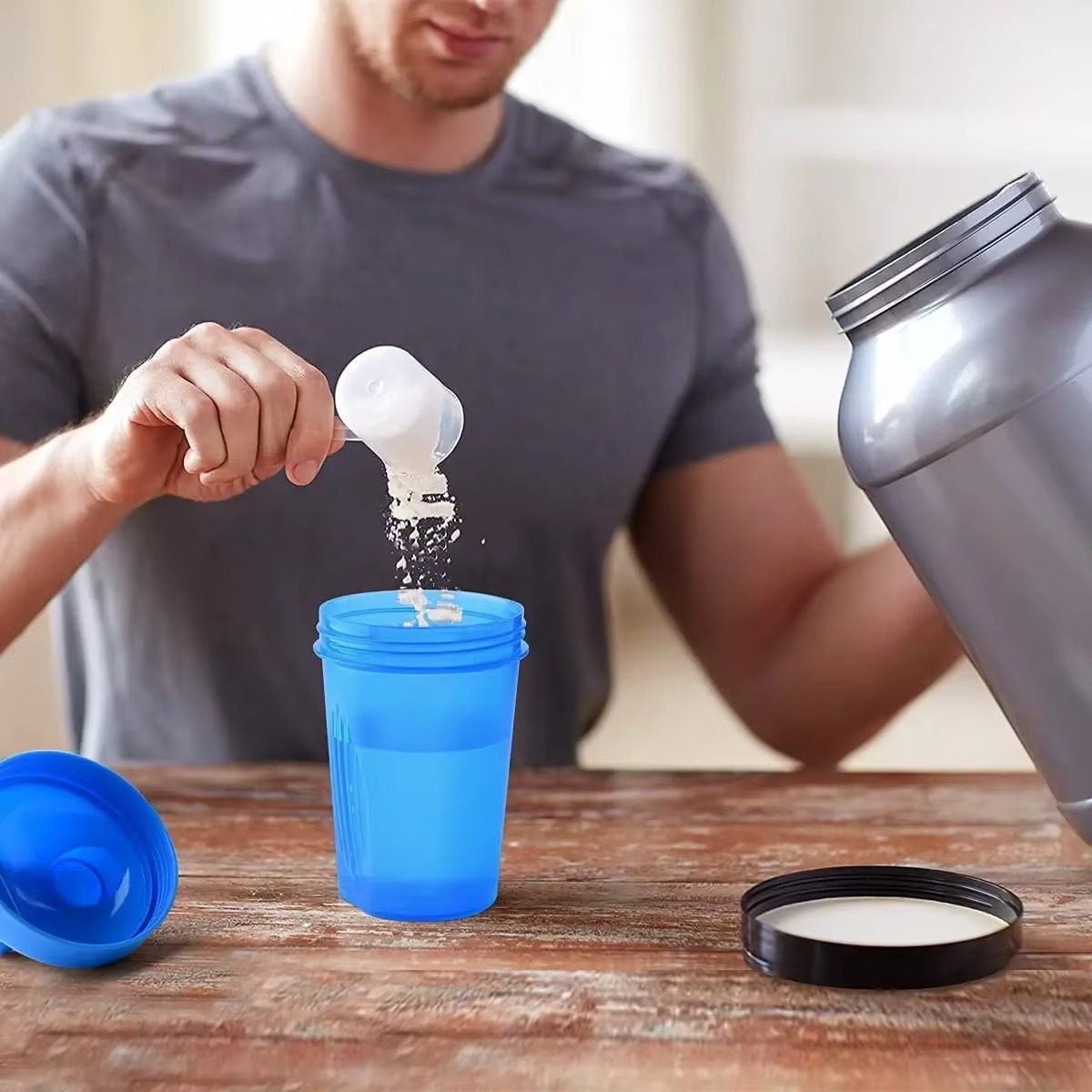 Protein Shaker Bottle