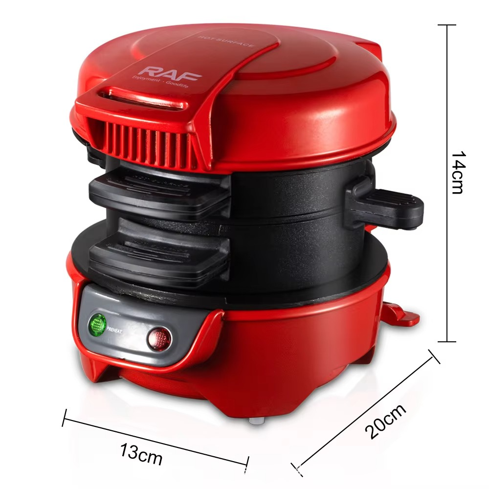 Multifunction Hamburger Maker Sandwich Toaster Breakfast Waffle Grill for Home