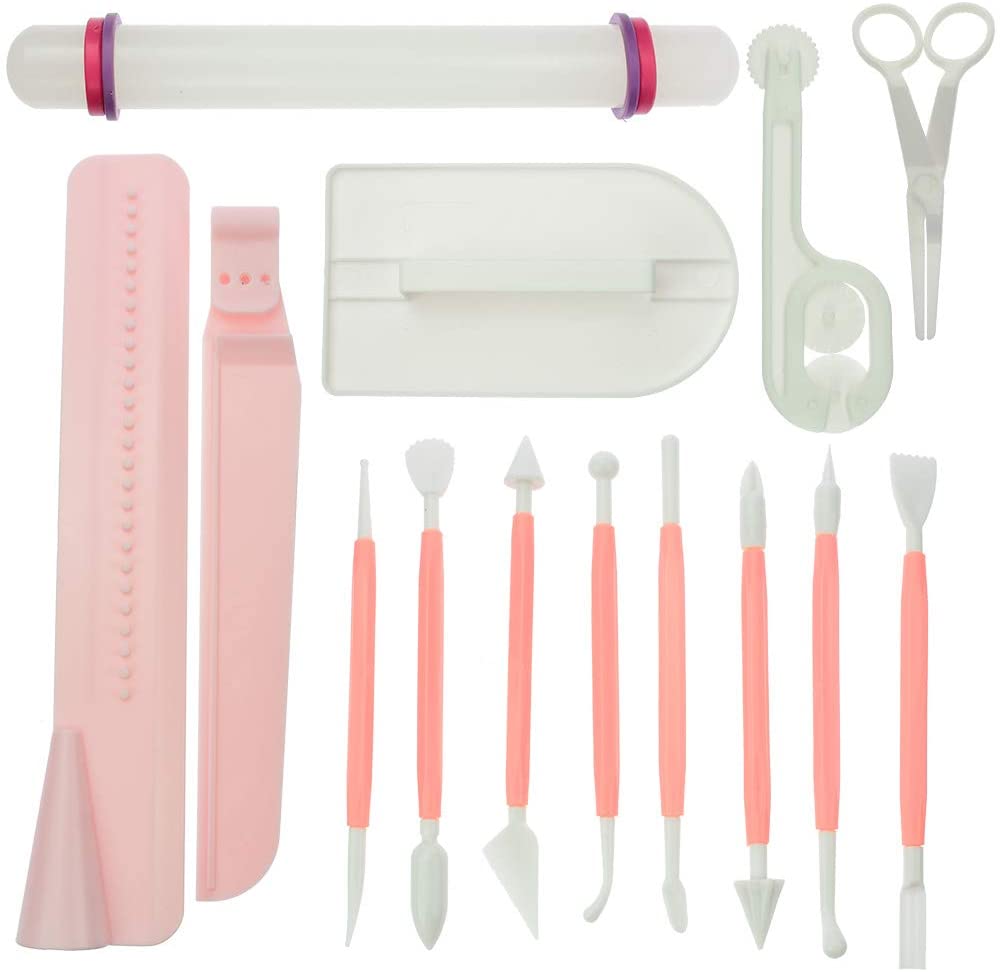 Fondant Cake Decorating Tool (Set of 14)