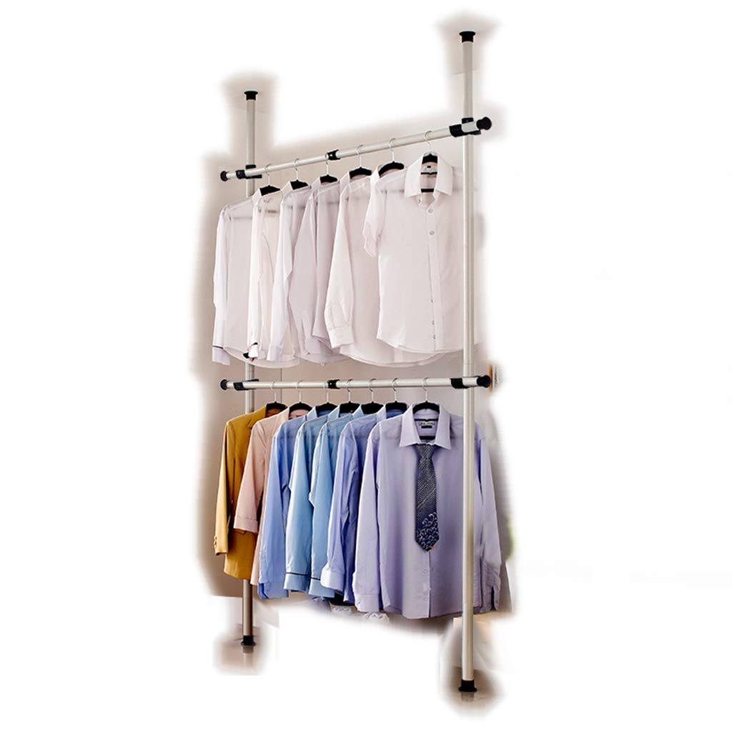 Portable Indoor Garment Rack Tools Free DIY Coat Hanger Clothes Wardro