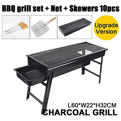 Outdoor Foldable BBQ Charcoal Grill Portable Hibachi Barbecue Camping
